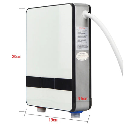 6500W Instant Electric Water Heater for Shower and Kitchen