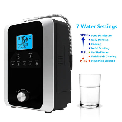 Silver Circle Water Ionizer Touchscreen Auto-Cleaning