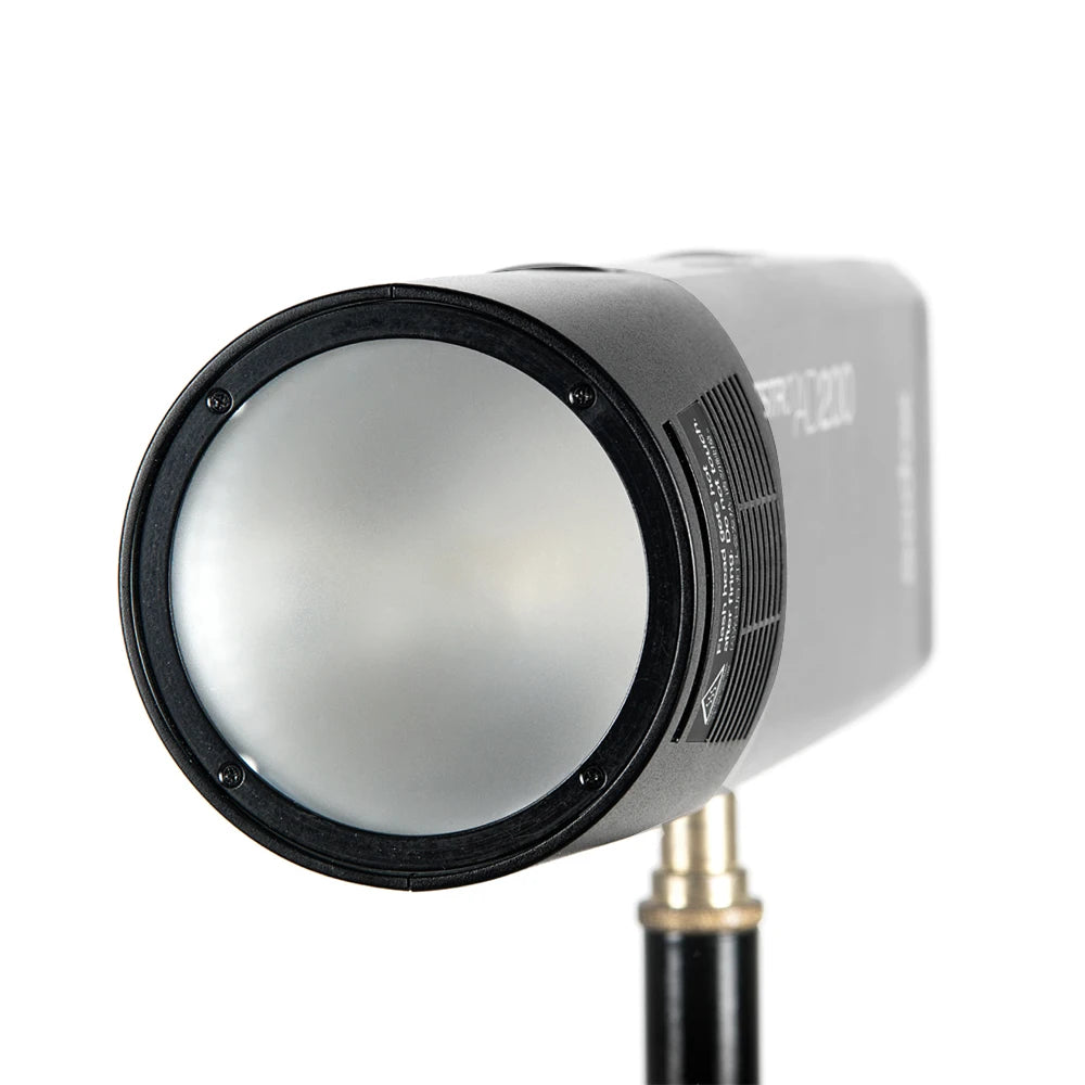 Portable Studio Flash Extension Head with Spiral Tube