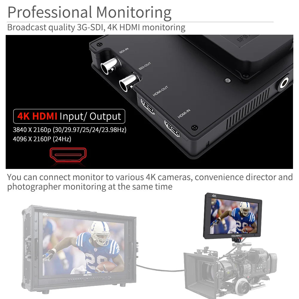 7 Inch Full HD 1920x1200 DSLR Camera Field Monitor