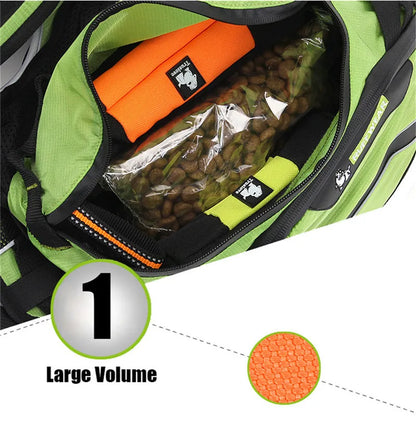 Portable Pet Backpack Carrier Small Waterproof Red