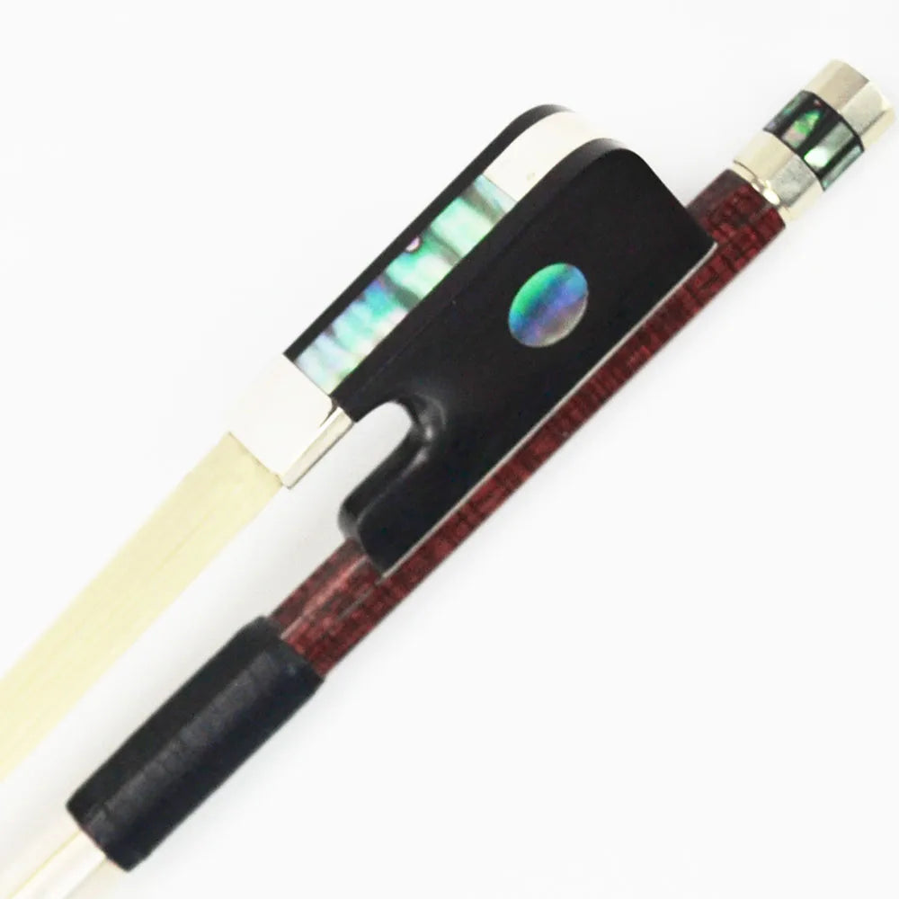 Professional Carbon Fiber Cello Bow Wood Skin Finish