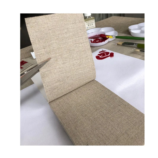 1.7m x 10m Premium Linen Canvas Roll for Oil Painting