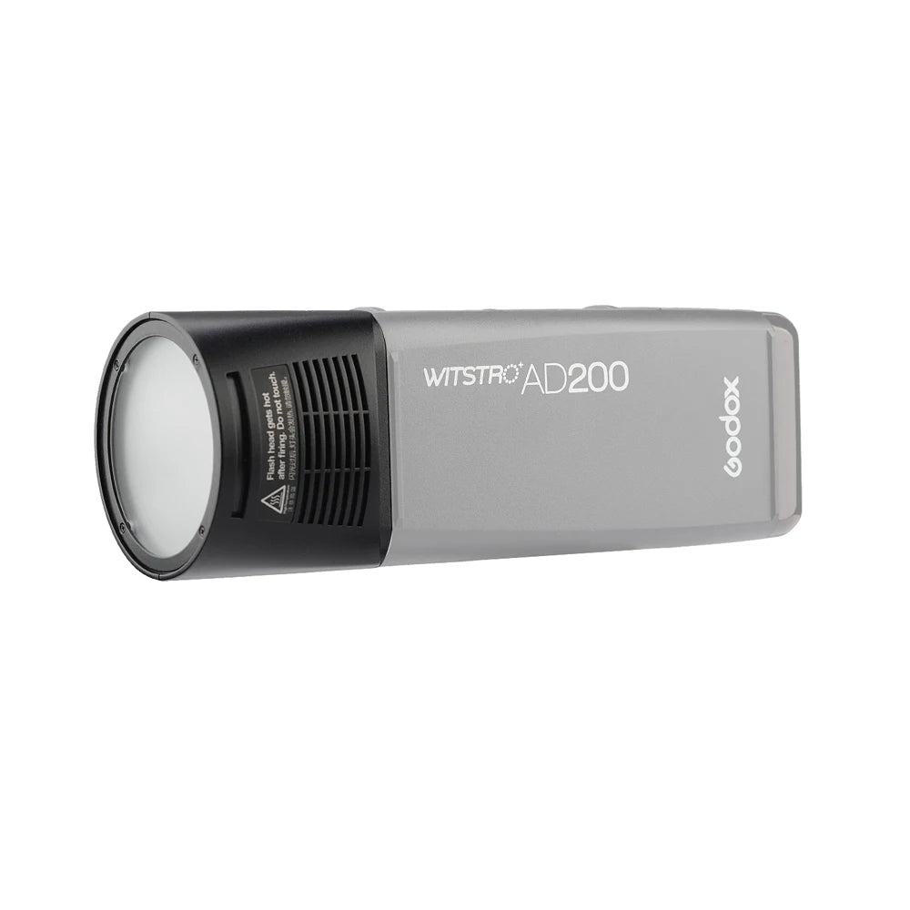 Portable Studio Flash Extension Head with Spiral Tube