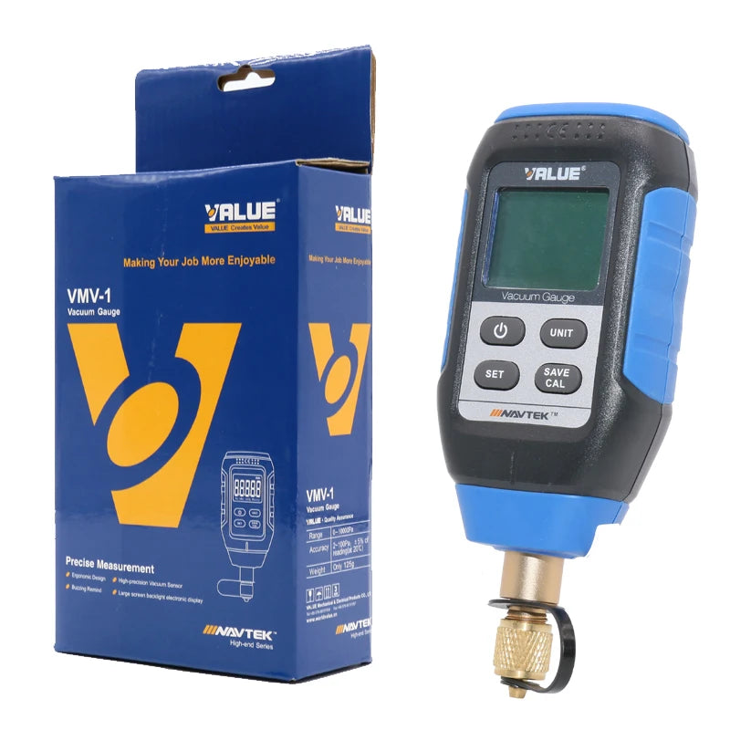 Smart Digital Vacuum Meter 0–10000Pa for System Inspection