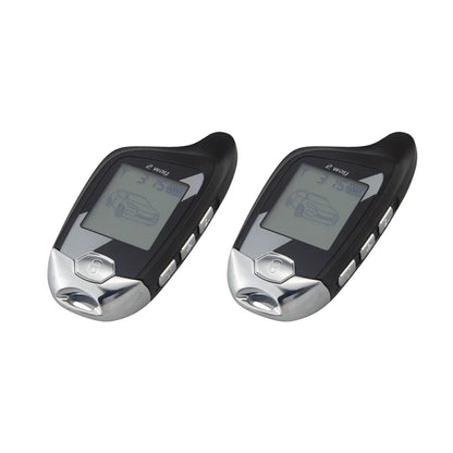 2-Way Car Alarm System with LCD Remote Starter