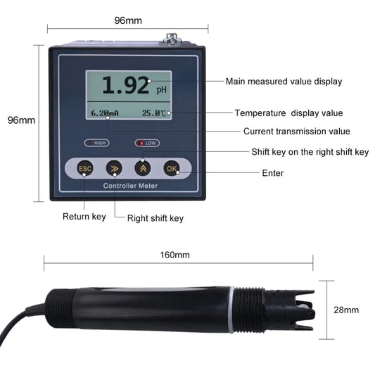 PH Controller Online PH Controller Industrial Digital PH Meter