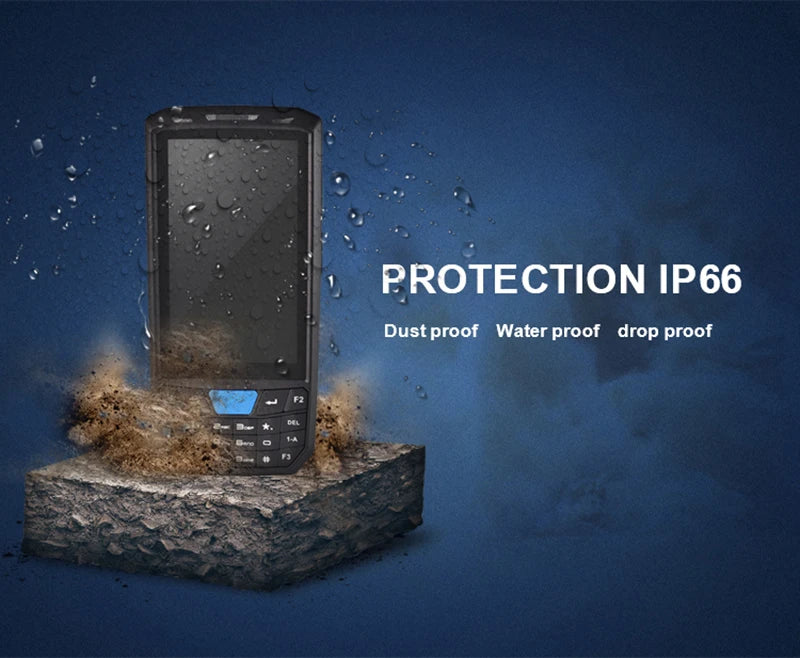 Android 13 Rugged PDA 2D Barcode Scanner 4G GPS WiFi