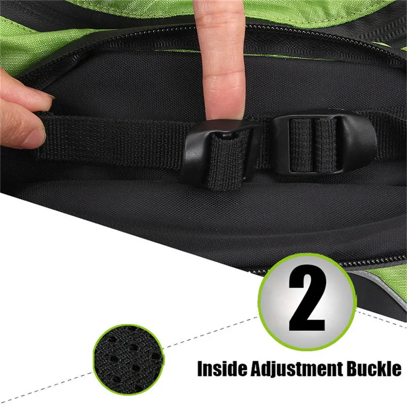 Large 2in1 Pet Backpack Harness Waterproof Red