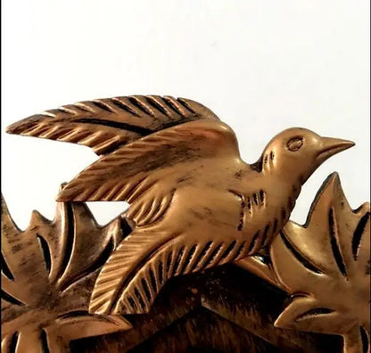 Modern Cuckoo Wall Clock with Bird Sound and Alarm