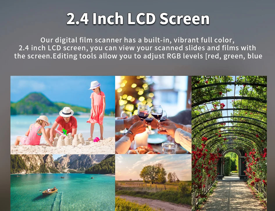22MP Film & Photo Scanner with 16GB SD Card