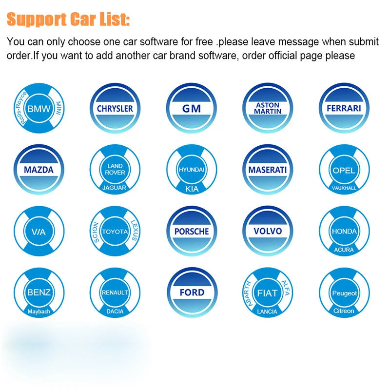 Professional OBD2 Car Scanner with Bi-Directional Control