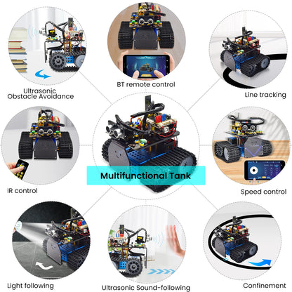 Programmable V3.0 Mini Tank Robot STEM