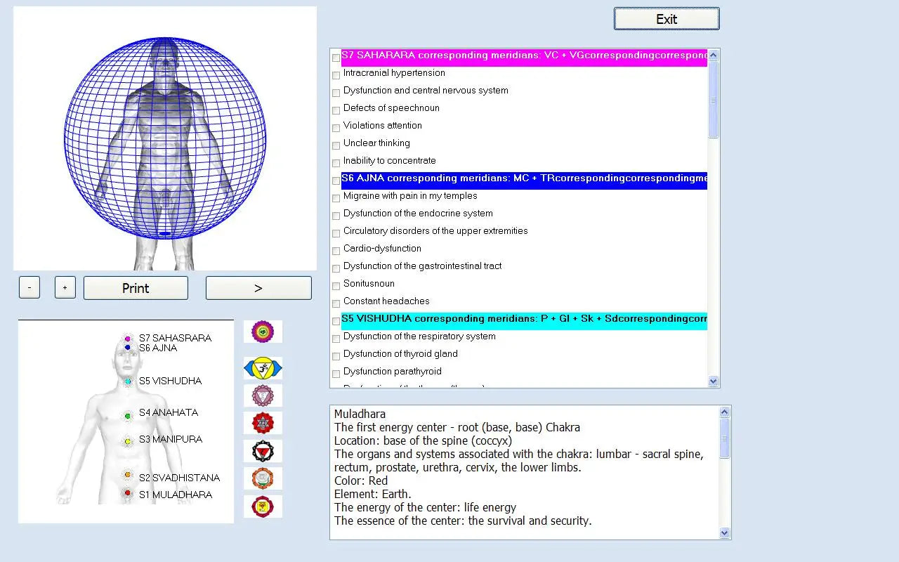 18D NLS Aura and Chakra Body Analyzer with Iriscope