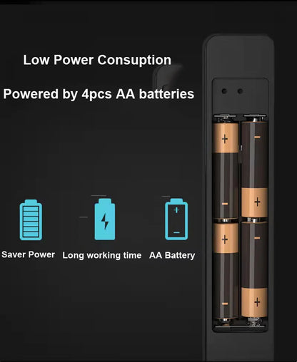 Waterproof Smart Sliding Door Lock Fingerprint Bluetooth PIN