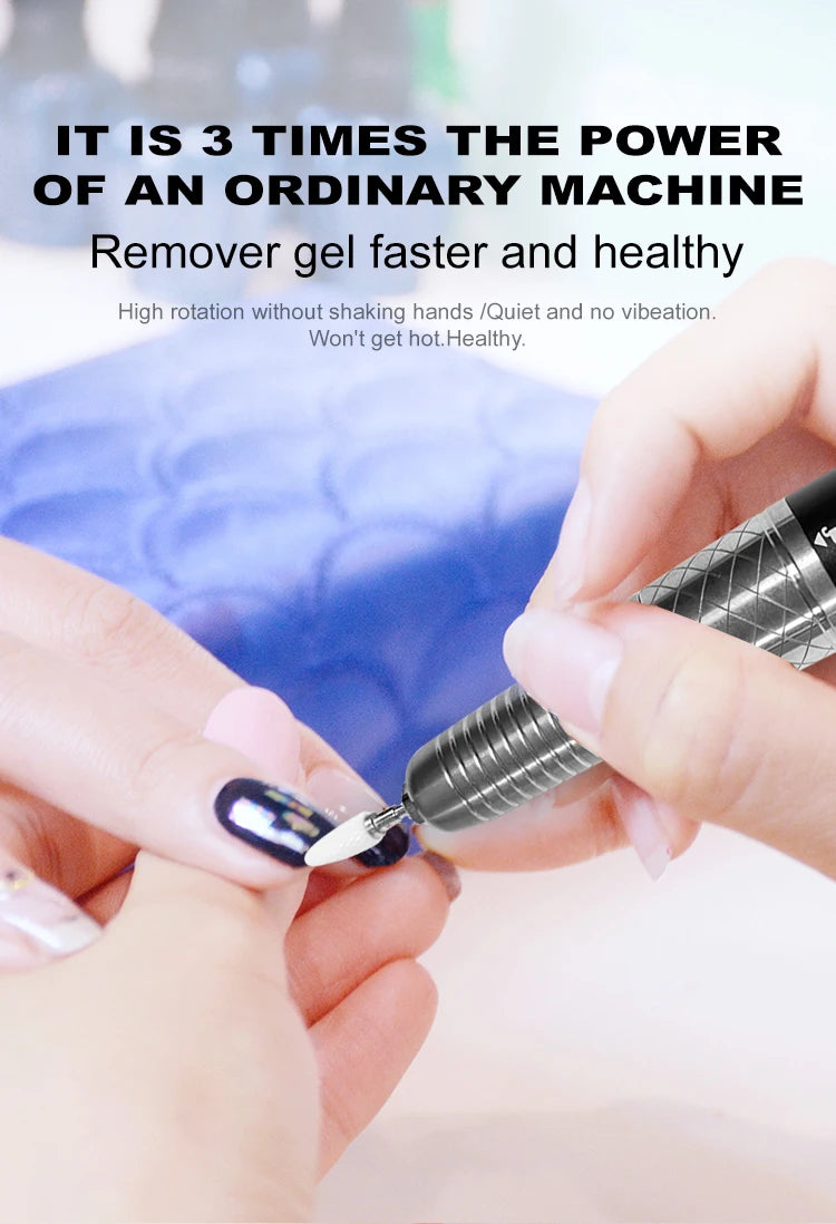 65W Rechargeable Professional Nail Drill Machine