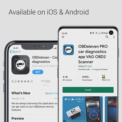 OBD2 Car Diagnostic Tool for iOS & Android