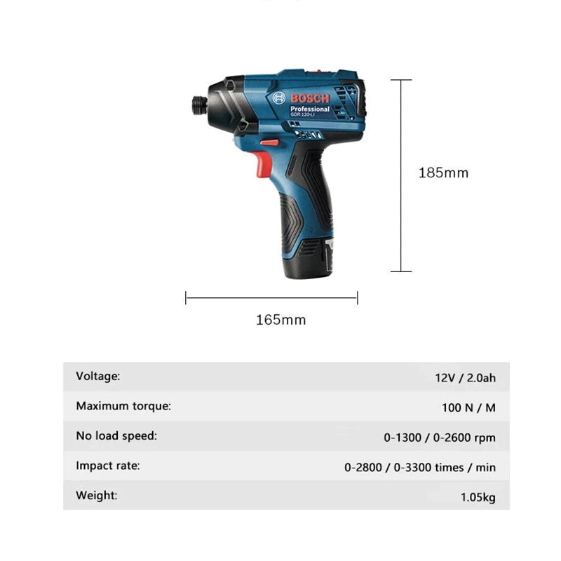 GDR 120-LI Cordless Impact Wrench with Battery & Kit