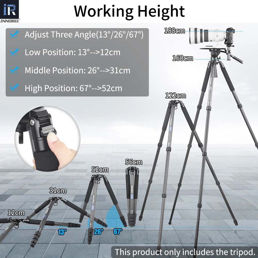 RT80C DSLR & Video Tripod Heavy Duty Stand