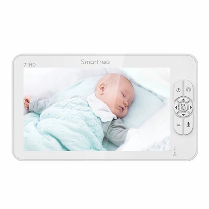 7 Inch 720P Video Baby Monitor Dual Cam Split