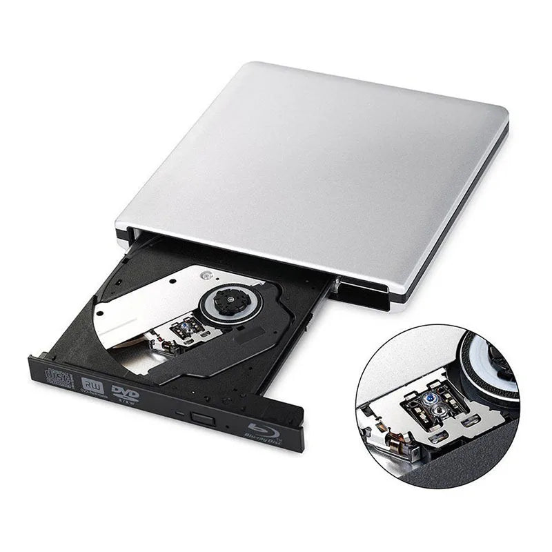 External 4K Blu-Ray DVD Burner USB 3.0