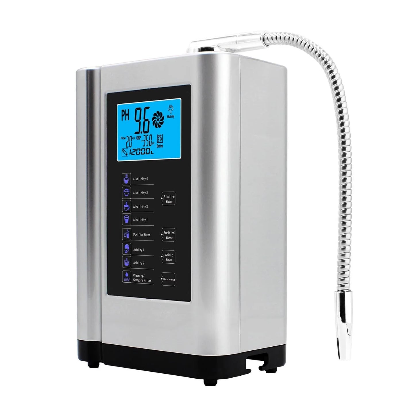 Silver Hydrogen Generator Water Filter System
