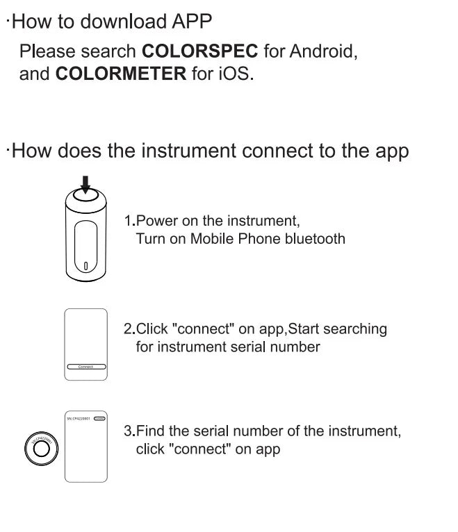 Mobile APP Color Analyzer White for Precise Color Matching
