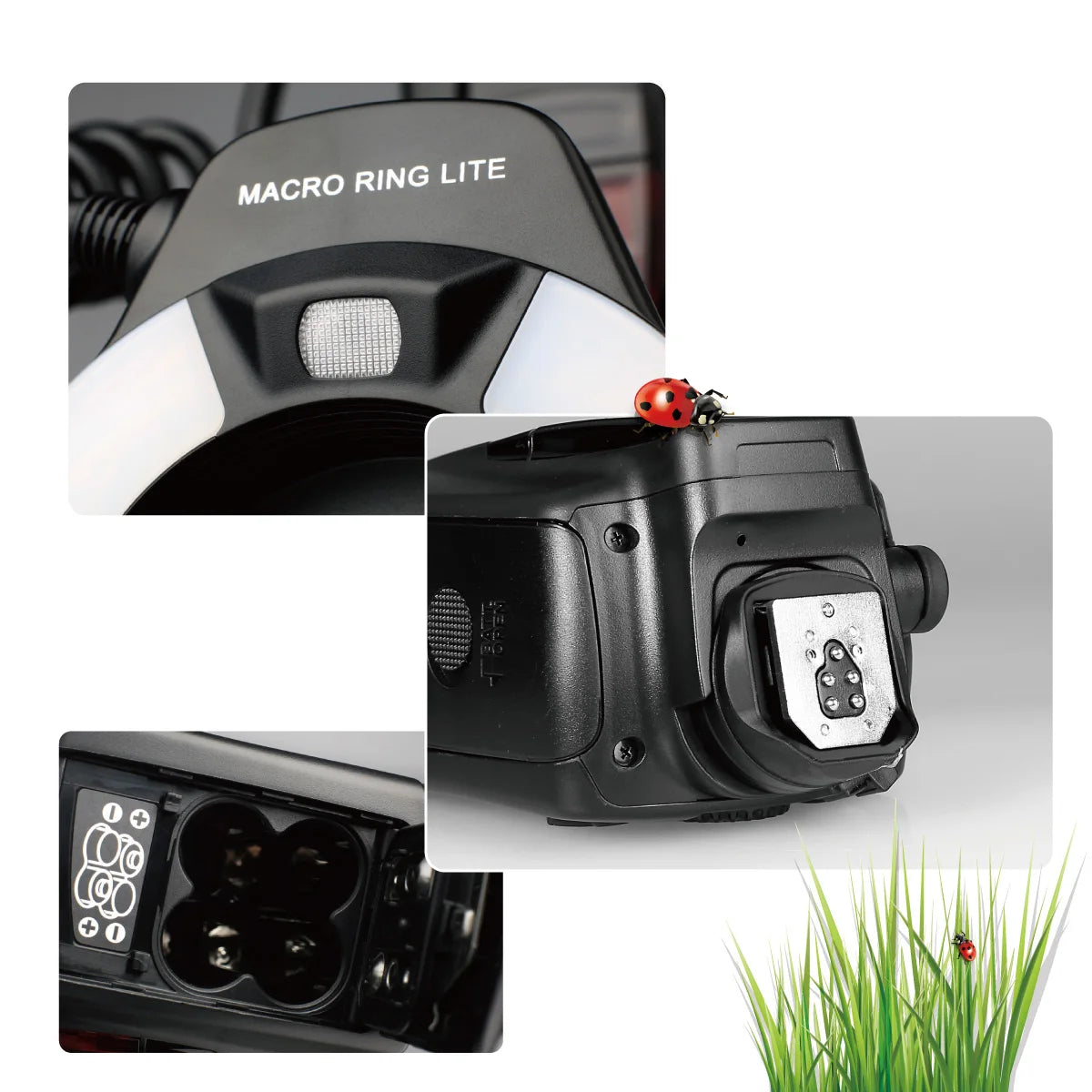 Macro LED Ring Flash with AF Assist for Canon