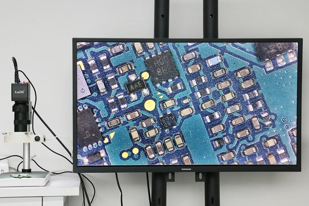 Industrial HDMI VGA Microscope Lens 130X Zoom