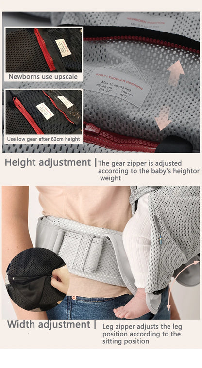 Baby Sling Carrier Ergonomic Breathable Night Flower Design