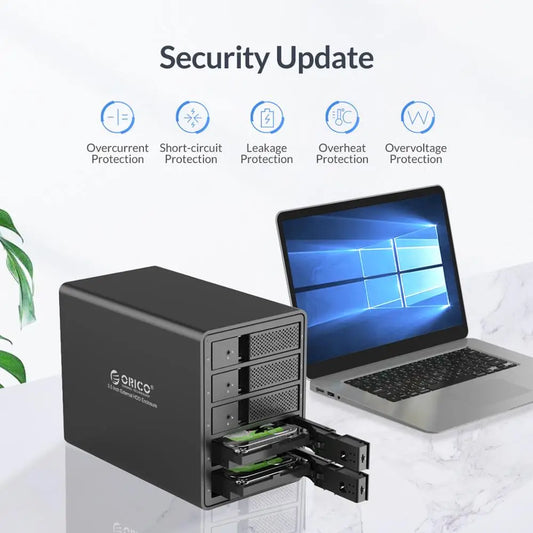 Multi Bay HDD Enclosure USB3 for Backup and File Sharing