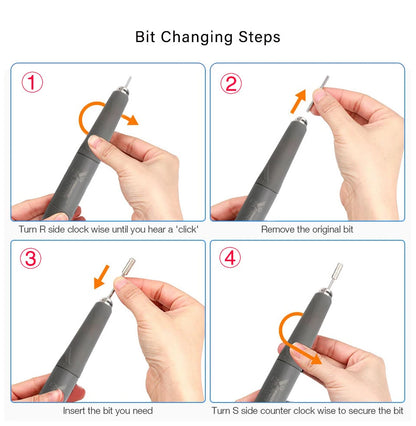 50000RPM Brushless Nail Drill Micromotor 2.35mm