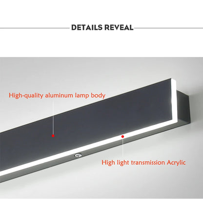 Sleek 120cm LED Wall Lamp 38W Waterproof Garden Lighting