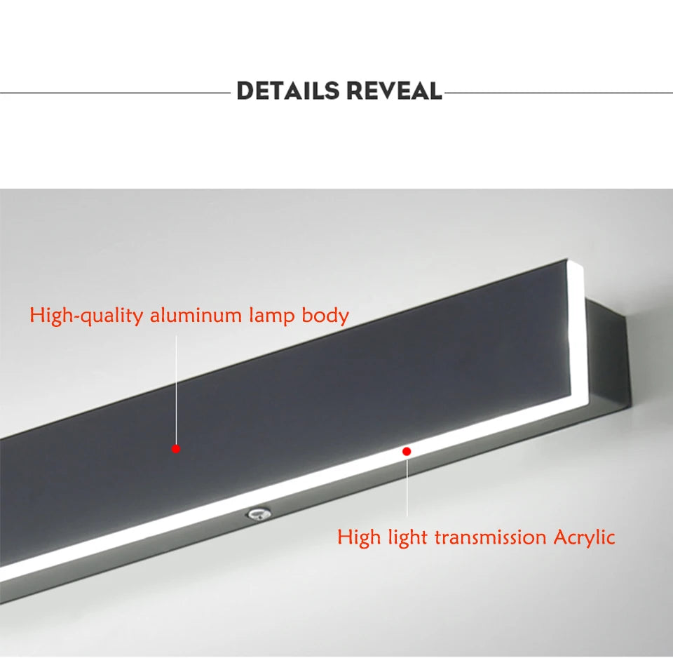 80cm Waterproof LED Wall Light 24W for Porch or Driveway