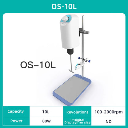 OS-10L Laboratory Electric Stirrer 10L Max Capacity
