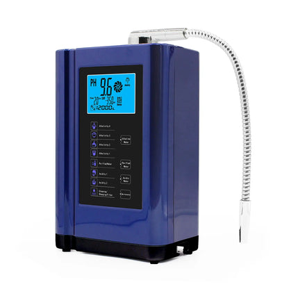 Blue Alkaline Water Ionizer Machine with pH Control