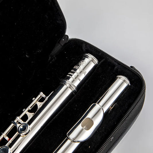 Silver Plated C Key Flute 16 Hole Student Set