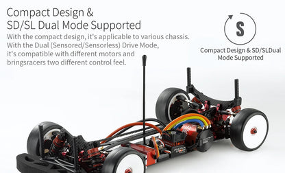 120A Sensored Brushless ESC Combo 13.5T Motor