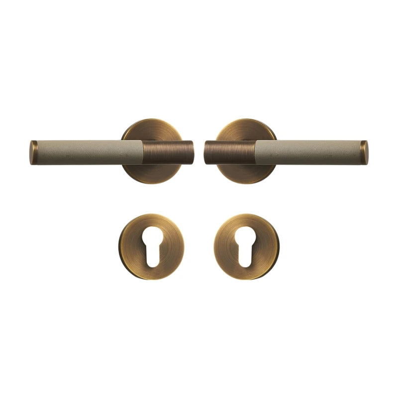 Dummy Grey Door Handle Set for Interior Doors