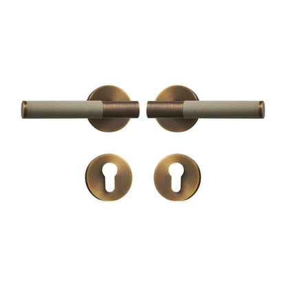 Dummy Grey Door Handle Set for Interior Doors