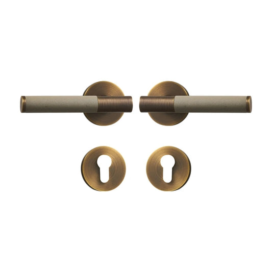 Dummy Grey Door Handle Set for Interior Doors