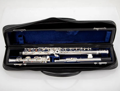 Student C Key Flute 16 Hole with Case Accessories