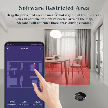 Smart Robot Vacuum Cleaner with UV Cleaning and Mapping