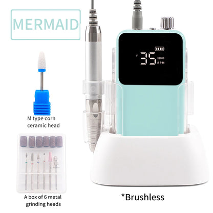 Cordless 35,000RPM Nail Drill Manicure Machine