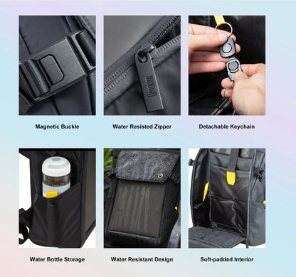 Portable Travel Laptop Bag with Custom LED Pixel Display