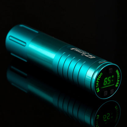 Portable Mint Blue Tattoo Pen with 40 Cartridges