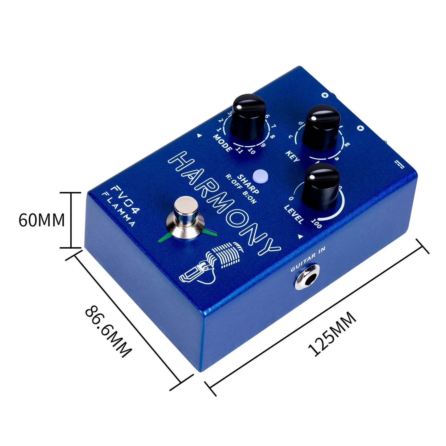 Harmony Vocal Effects Processor with 12 Pitches and Phantom Power