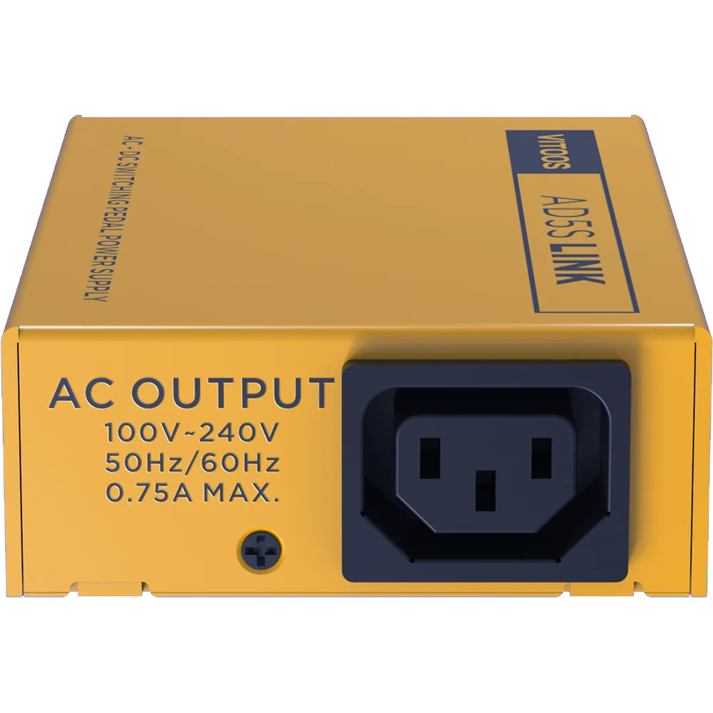 Compact Isolated Effect Pedal Power Supply for Clean Sound