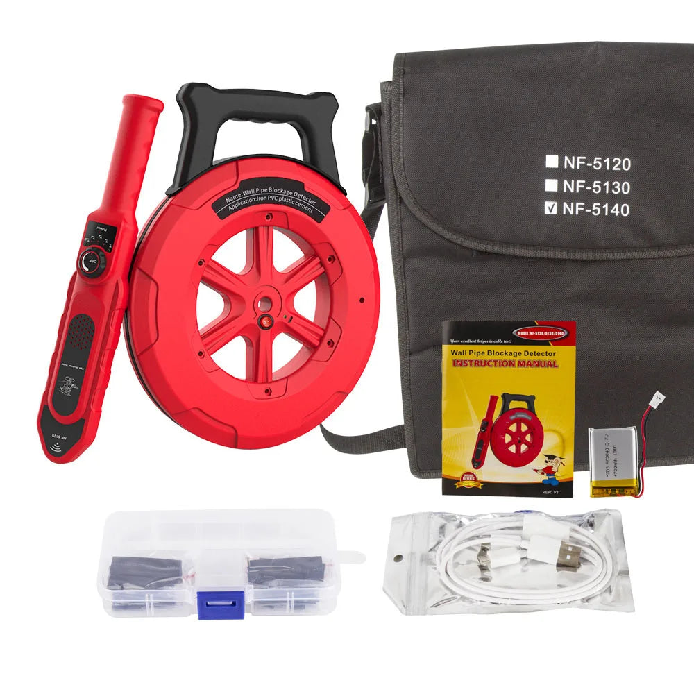 40m Pipe Blockage Detector PVC Iron Pipe Scanner