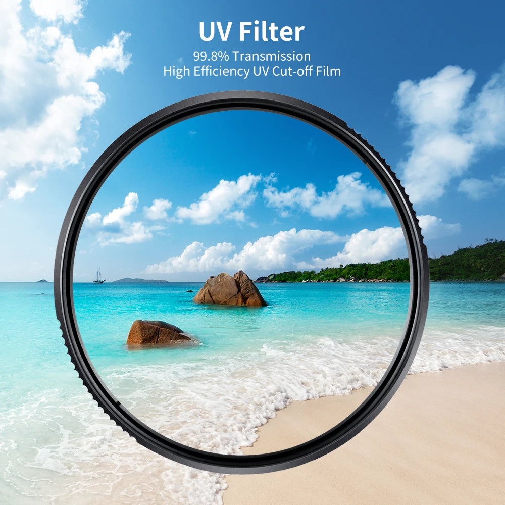67mm UV CPL Camera Filter Kit with Lens Cap